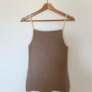 Crescent Tan Camisole Top